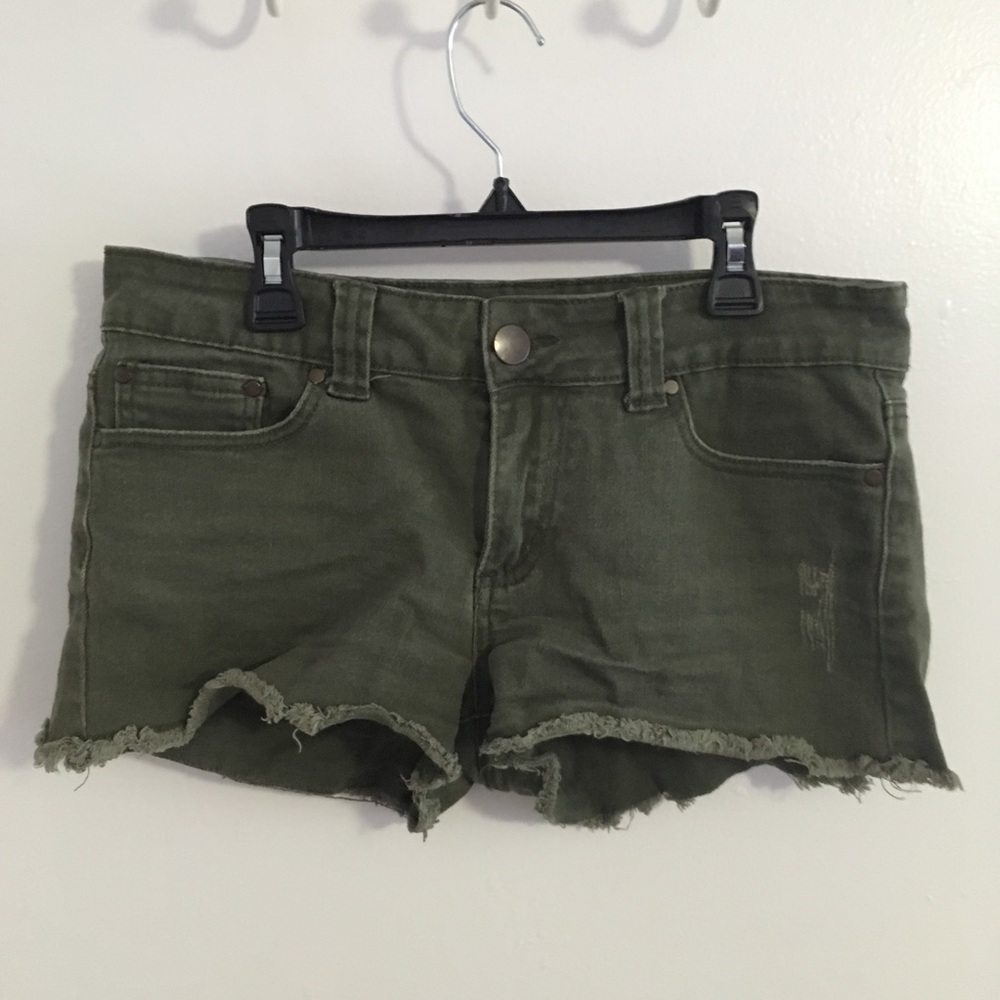 ♥️ 5x$15 Forever21 Forest green jean shorts
